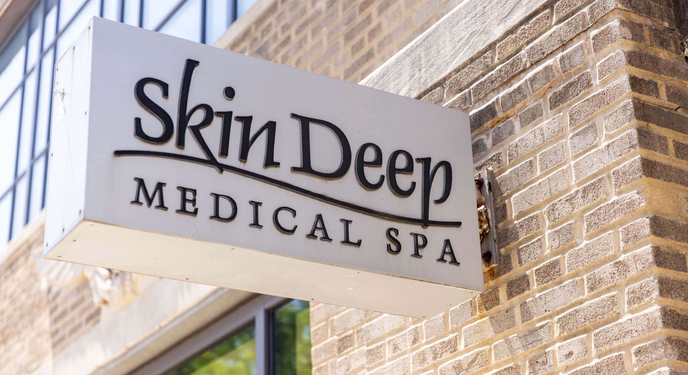 Sign for Skin Deep Medical Spa.